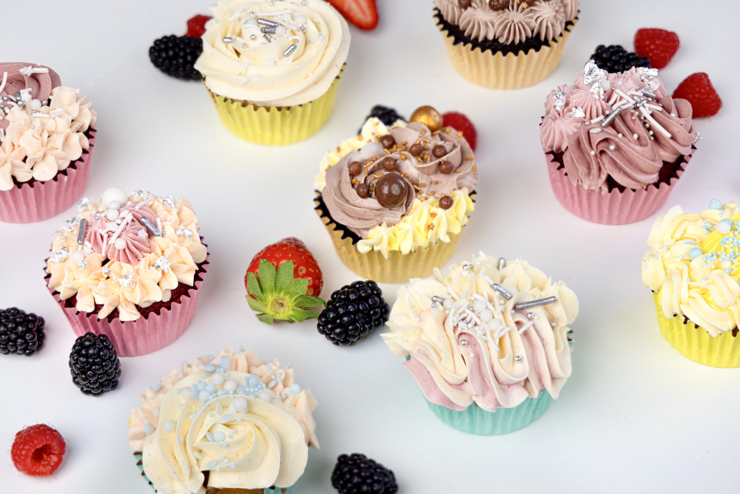 gateau cupcakes gourmand anniversaire fourée